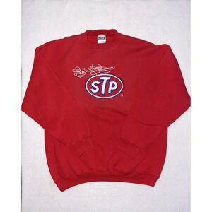 Vintage Richard Petty 43 STP Sweatshirt Mens XL Embroidered Nascar Crewneck RARE